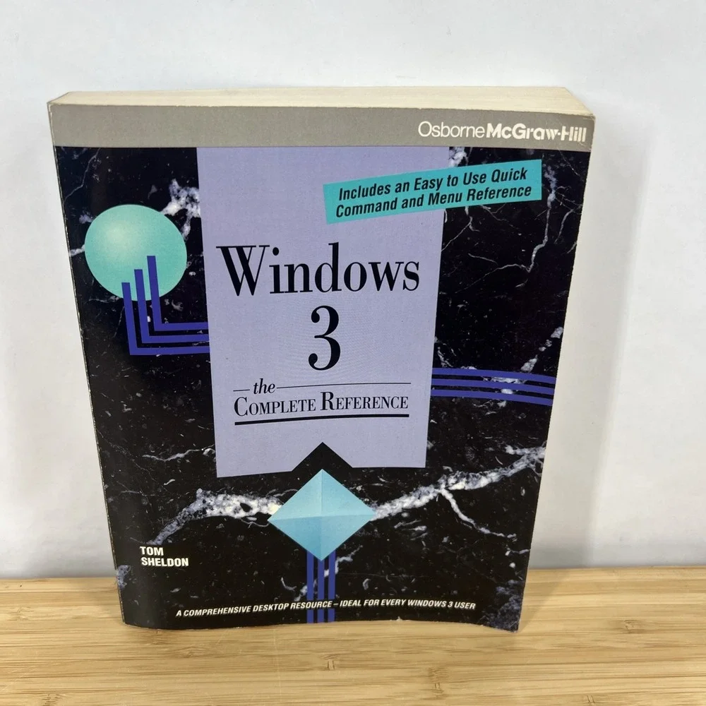 Windows 3 The Complete Reference Tom Sheldon Osborne McGraw-Hill Vintage PC Rare